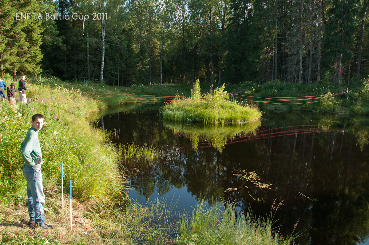 This is not fishing - it's preparation for hunting